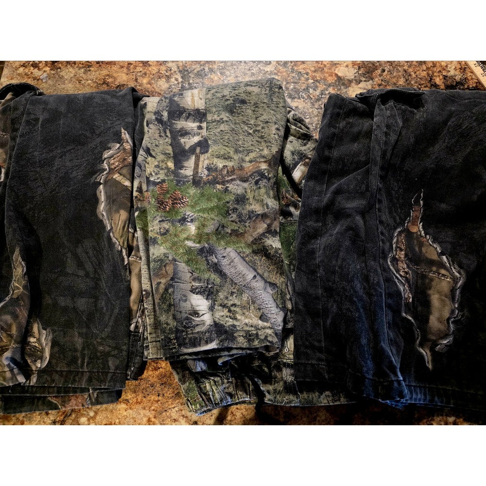 Mossy Oak Mens Break-Up Infinity Camo Cargo Shorts XXL 44-46 Hunting Outdoor
